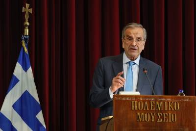 Ευθεία αμφισβήτηση Σαμάρα σε Μητσοτάκη - Διεκδίκηση «μεγάλου αξιώματος» μέσα από επίθεση