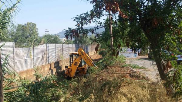 Καθαρίστηκε η τάφρος στο ΒΙΟΠΑ