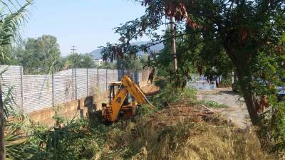 Καθαρίστηκε η τάφρος στο ΒΙΟΠΑ