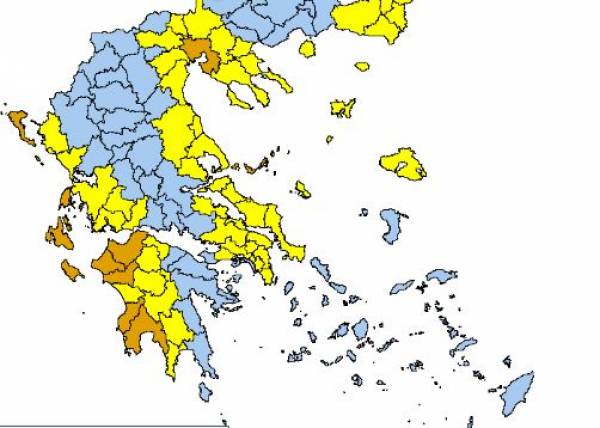 Υψηλός κίνδυνος για πυρκαγιά την Παρασκευή στη Μεσσηνία