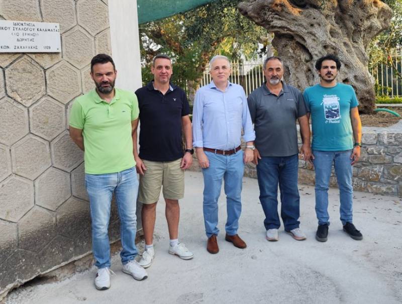 Συνάντηση Μάκαρη με Εμπορικό Σύλλογο Καλαμάτας