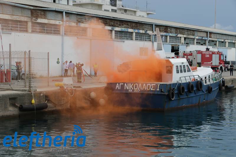 Επιτυχημένη άσκηση στο λιμάνι Καλαμάτας (βίντεο-φωτογραφίες)