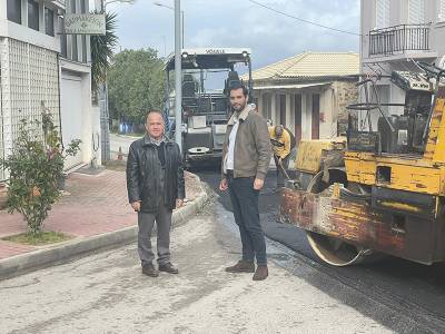 Εργα βελτίωσης σε δρόμους στο Μελιγαλά