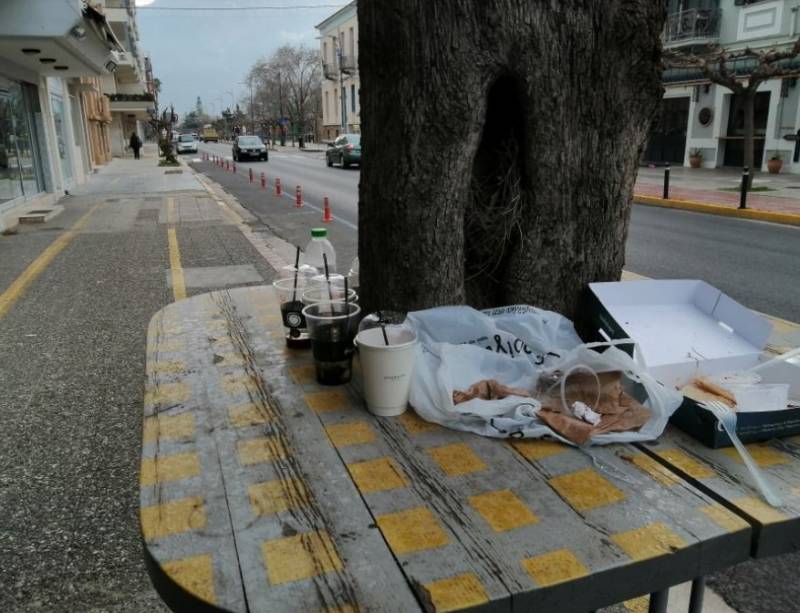 Σκουπιδότοποι από take away