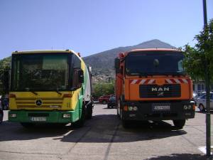 Πρόχειρος διαγωνισμός για τη μίσθωση 2 απορριμματοφόρων στην Τριφυλία