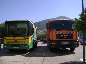 Πρόχειρος διαγωνισμός για τη μίσθωση 2 απορριμματοφόρων στην Τριφυλία