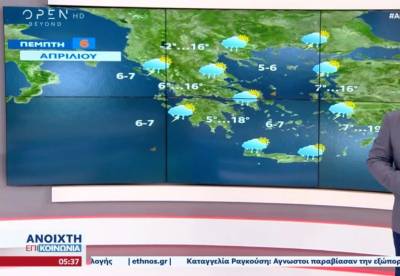 Καιρός: Νέο χαμηλό βαρομετρικό από τα Δυτικά προς τα Ανατολικά (Βίντεο)